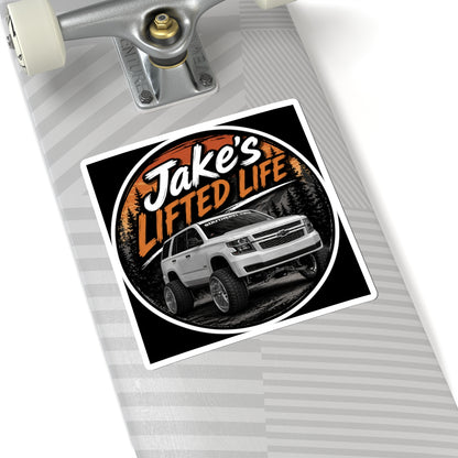 Jake's Lifted Life Sticker — Off-Road Truck Kiss-Cut Decal