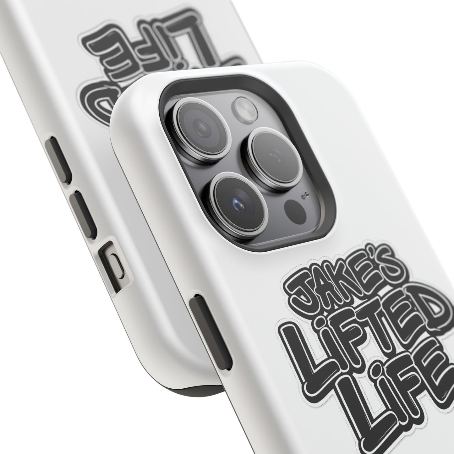 Impact-Resistant Phone Case — “Jake’s Lifted Life” Bold Streetwear Design