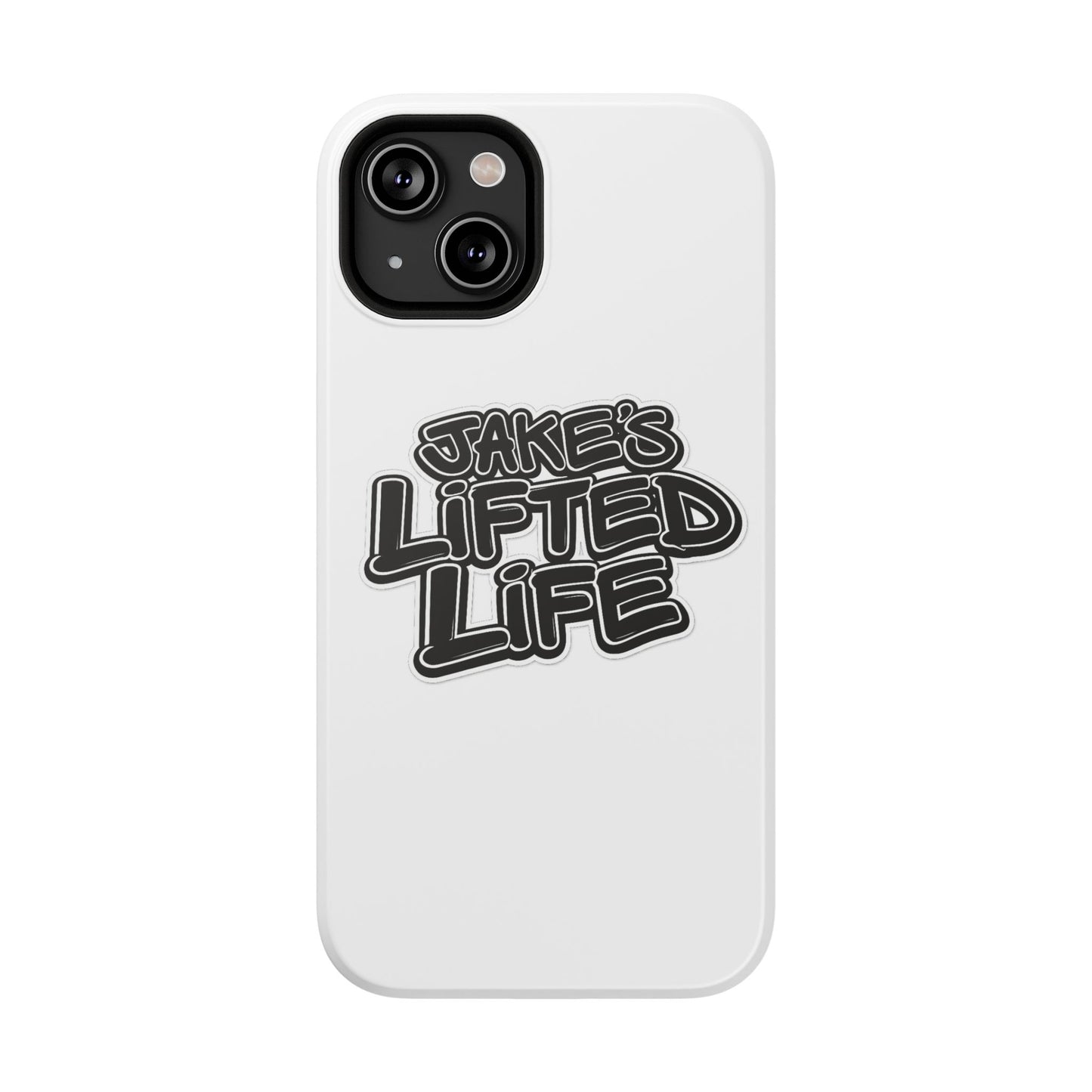 Impact-Resistant Phone Case — “Jake’s Lifted Life” Bold Streetwear Design