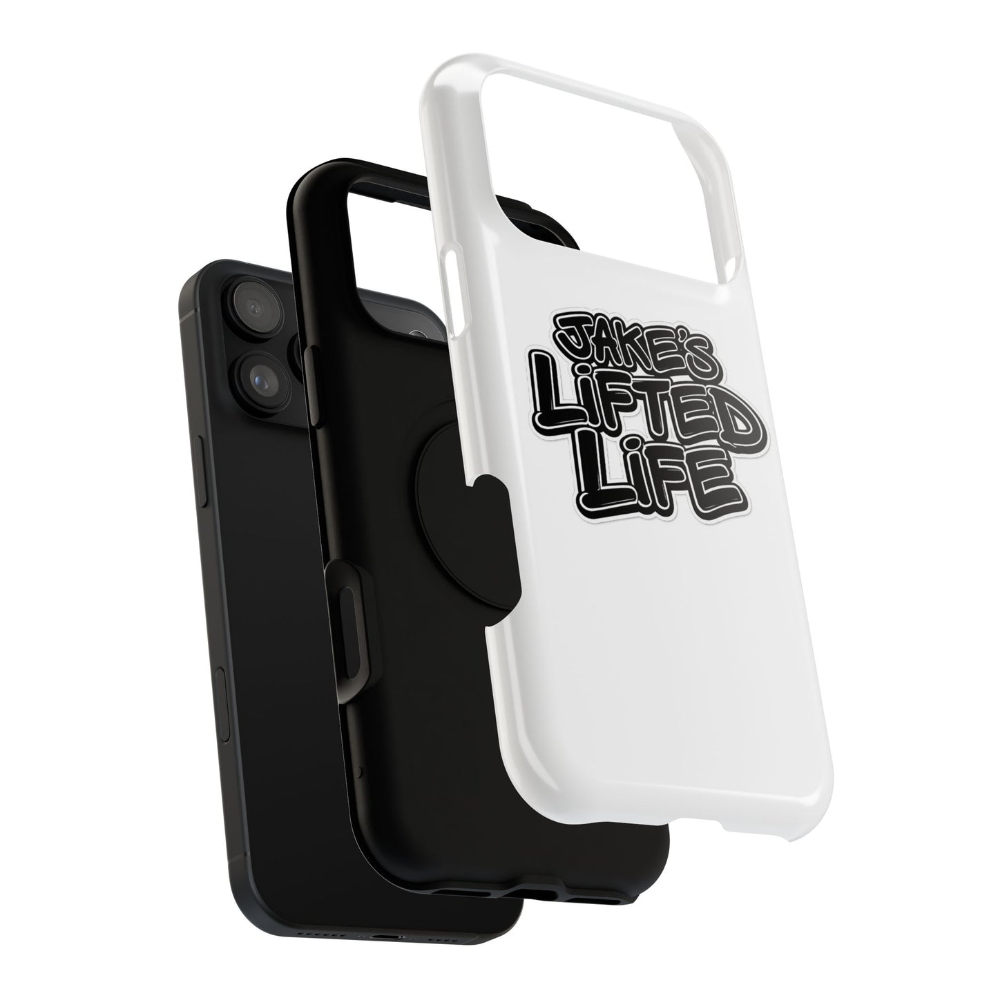 Impact-Resistant Phone Case — “Jake’s Lifted Life” Bold Streetwear Design