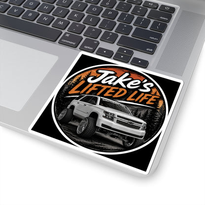 Jake's Lifted Life Sticker — Off-Road Truck Kiss-Cut Decal