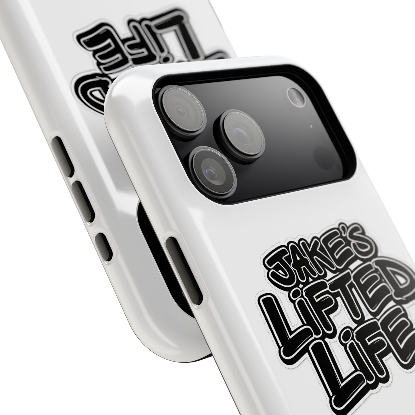 Impact-Resistant Phone Case — “Jake’s Lifted Life” Bold Streetwear Design