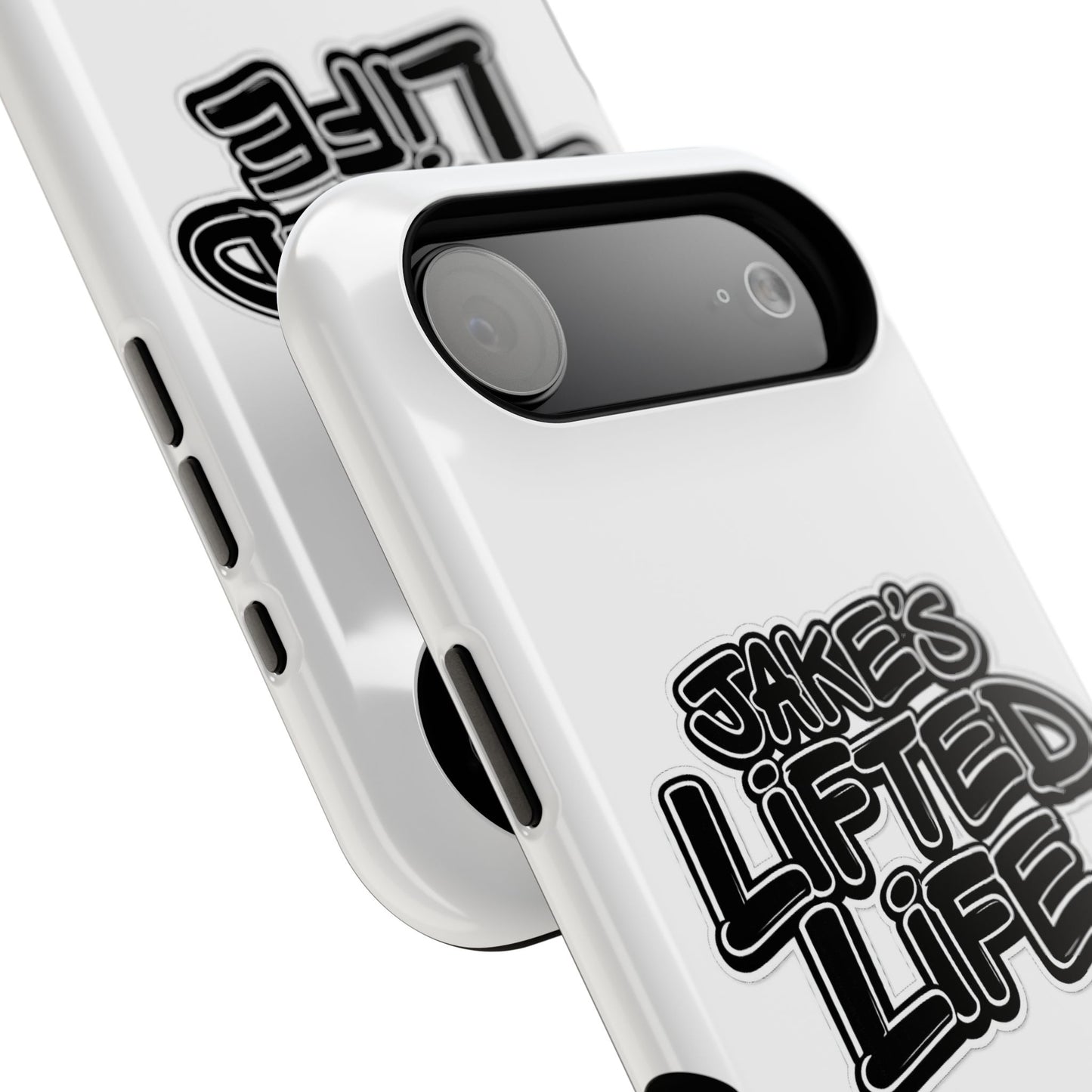 Impact-Resistant Phone Case — “Jake’s Lifted Life” Bold Streetwear Design