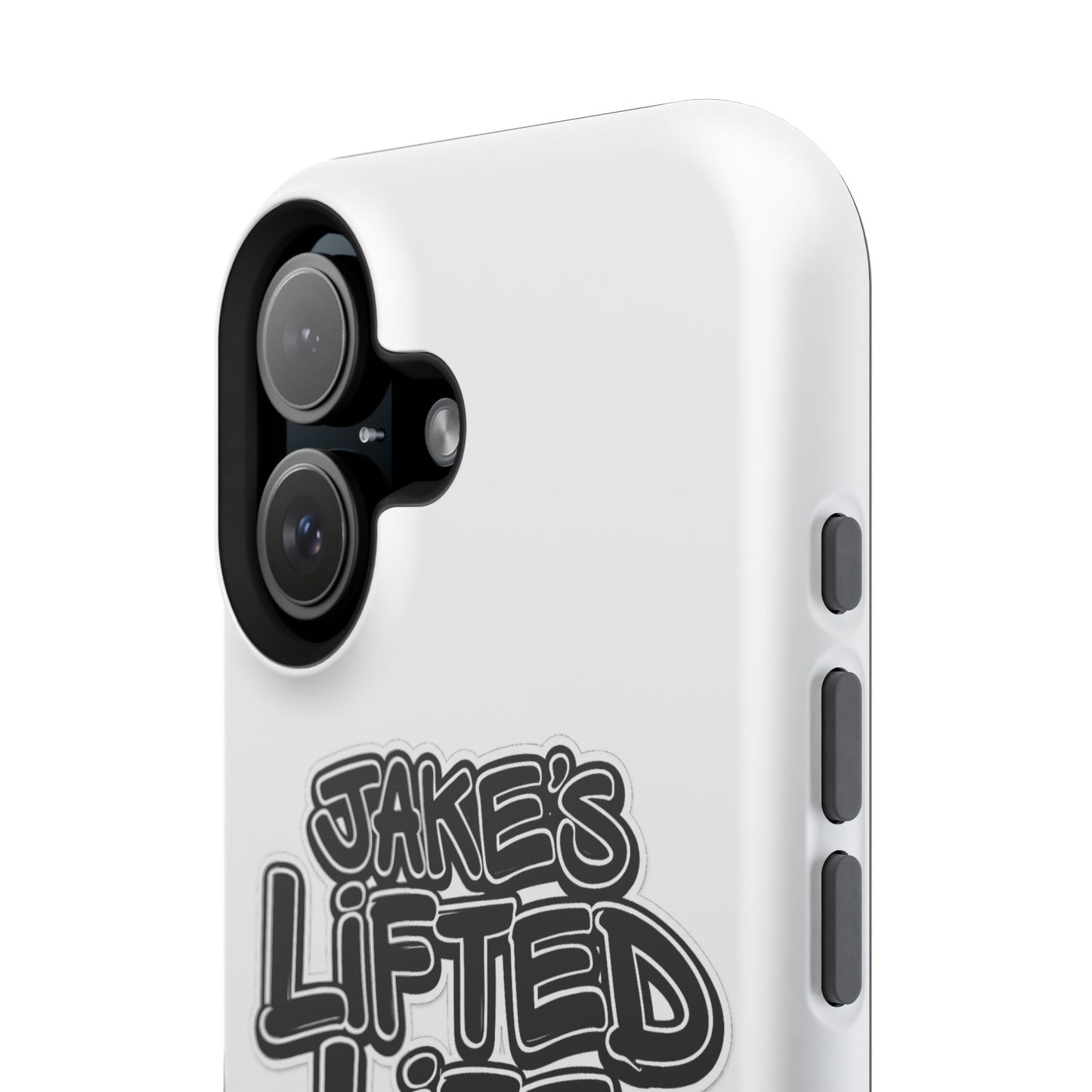Impact-Resistant Phone Case — “Jake’s Lifted Life” Bold Streetwear Design