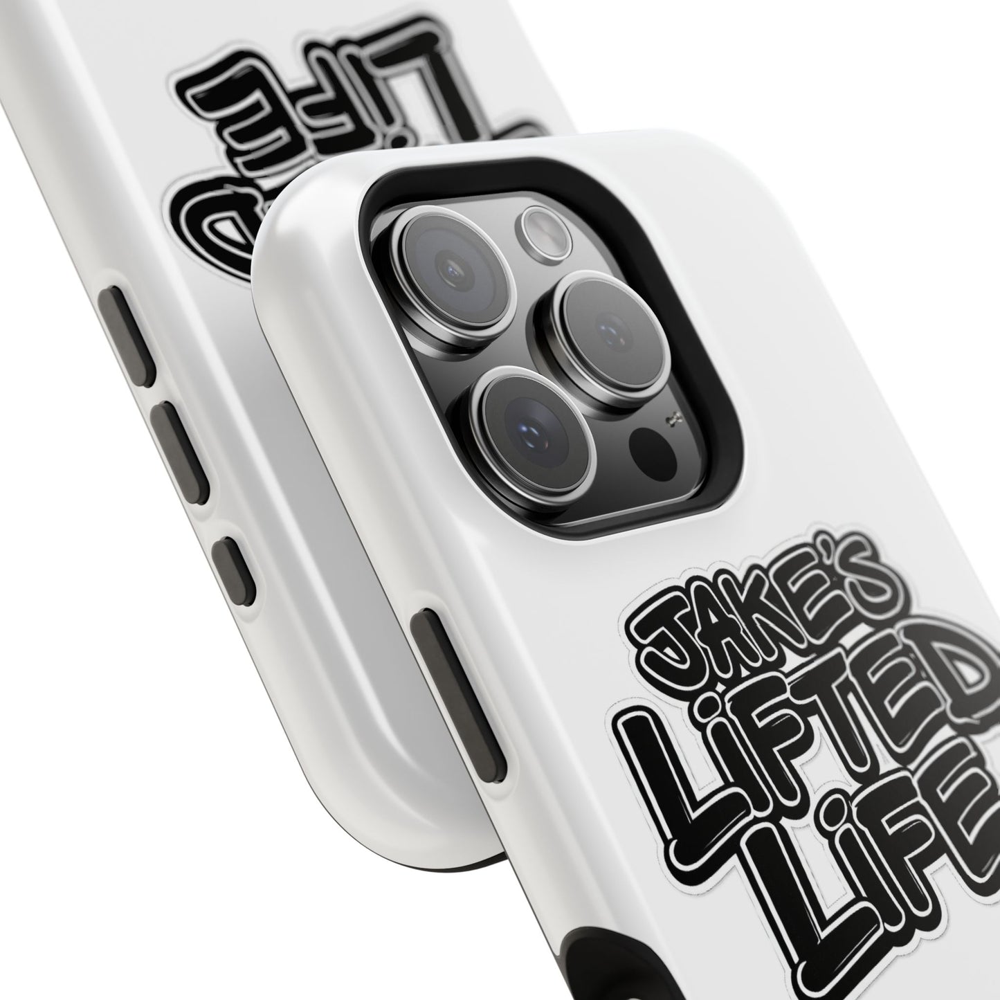 Impact-Resistant Phone Case — “Jake’s Lifted Life” Bold Streetwear Design