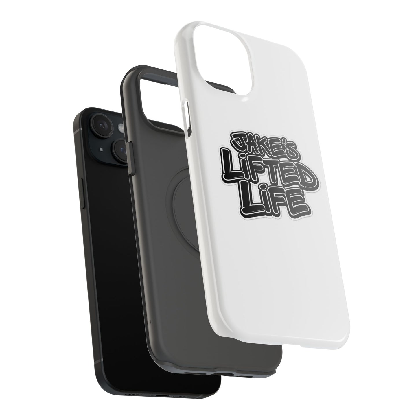 Impact-Resistant Phone Case — “Jake’s Lifted Life” Bold Streetwear Design